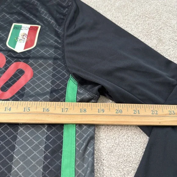 Umbro Mexico Futbal Soccer Long Sleeve Jersey Shirt Size S Mexico - Picture 5 of 9